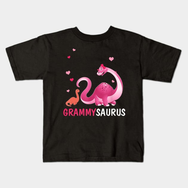 Grammysaurus T Shirt Grammy-Shirt Dinosaur-Tee For Grandma Kids T-Shirt by craiglimu